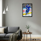 Oliver Ekman-larsson Toronto Maple Leafs - Framed Canvas - 22" x 31"-Ready to hang - arrives fully assembled
