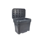 Tillson Brands Large Salt Bin, Grey, 200 kg, 23" L x 32" W x 30"H-5
