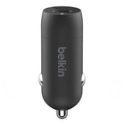 Belkin - Chargeur de voiture USB-PD 30 W avec PPS-DESIGN COMPACT : Conçu pour une puissance élevée et un ajustement parfait à votre tableau de bord, ce chargeur de voiture compact mesure seulement 54 mm x 20 mm (2,1 po x 0,8 po), avec 30 W et une alimentation USB pour charger rapidement tout appareil compatible