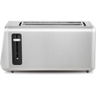 Salton Touchscreen Long Slot 4 Slice Toaster - Stainless Steel-Memory setting: save and select your favorite setting at the touch of a button 