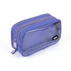 ZIPIT Half & Half 3 Pocket Pencil Case - Purple-Half & Half Pencil Case can hold up to 70 pens and pencils