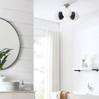 Modway Stellar 3-Light Semi-Flush Ceiling Light - Opal/Polished Nickel-Semi-Flush Mount Ceiling Canopy