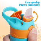Danawares Hot Wheels Double Wall Stainless Steel with Silicone Spout - 430 ml-With a bold Hot Wheels graphic, it's perfect for school, sports, or on-the-go adventures