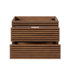 Modway Render 30" Wall-Mount Bathroom Vanity Cabinet - Walnut-8