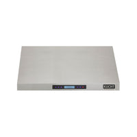 KUCHT KRH3620A 36" 900 CFM Under‑Cabinet Range Hood - Stainless Steel-Pro-style range hood features 3 powerful blowers up to 900 CFM that will give you different levels of airflow and capture smoke and cooking odours in a quiet operation