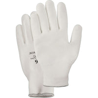 Jomac Canada White Knit Palm Coated Gloves, Size Small/7, Polyurethane Coated, Hppe Shell, En 388 Level 2 - 6 Pack-Coating Polyurethane