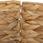 HOMCOM 24" Hyacinth Christmas Tree Hand Woven Base Cover - Natural-Easy setup with three panels and fixing accessories