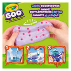 Crayola DIY Goo Wacky Booster Pack-CUSTOMIZABLE CREATIONS: Personalize goo slime with markers and mix-ins for an engaging DIY craft for kids. Storage cans keep goo slime fresh