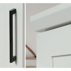 Sauder HomePlus Robot Vacuum Storage Cabinet - Soft White-Reversible door can be assembled to open to the left or right