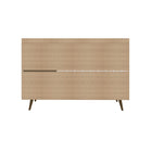 Manhattan Comfort Bradley 53.54" Mid-Century Modern Buffet Stand - Off White-10