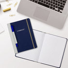 Cambridge Recycled Penloop Notebook - 8" x 6" - Navy-8" x 6"