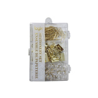 Logix Stationery Set - Gold-Elegant gold finish for a premium stationery experience