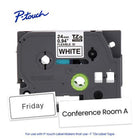 Brother TZEFX251 Label Tape - 24mm  - Black on Flexible White ID-Size: 24mm