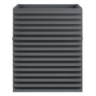 Modway Render 18" Wall-Mount Bathroom Vanity Cabinet - Grey-8