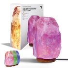 Sharper Image Himalayan Salt Crystal LED Colour Changing Lamp-Color Changing: Place The Himalayan Salt Lamp On Your Nightstand, Turn On The Lamp Switch, And Watch The Ambient Colours Change With The Built-in Usb Led Light!