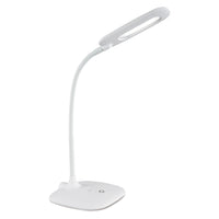 OttLite Flexible Soft Touch LED Desk Lamp - Clearsun - White-Proprietary exclusive OttLite ClearSun LED - reduces eyestrain by 51%