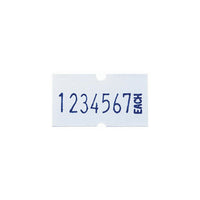 Motex MX5500 Plus Removable Labels - 1 Line - 8 Characters - White - 10000 Labels-Removable Labels