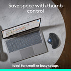 Logitech Ergo M575S Wireless Trackball Mouse - Graphite-Complete your setup: Pair the ERGO M575S with the Wave Keys ergonomic keyboard, featuring a cushioned palm rest that places your hands, wrists, and forearms in a natural typing position