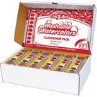 Cra-Z-Art Washable Watercolors Classroom Pack - 8 Colors - 36 Pack-The solid watercolor can be easily mixed on a palette or on paper
