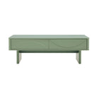 Manhattan Comfort Ella 47.2" Modern Coffee Table - Sage Green-Modern Coffee Table for Living Room Use