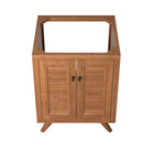 Modway Birdie 24" Teak Wood Bathroom Vanity Cabinet - Natural-9