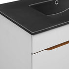 Modway Harvest 36" Bathroom Vanity - Grey/Black-Assembly Required