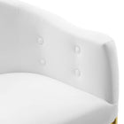 Modway Savour Performance Velvet Accent Dining Armchair - White - 2 Pack-7