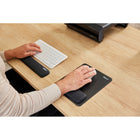 Fellowes Breyta Mousepad Wrist Rest with HEX Cushion - Black-Built to last with 5-year limited warranty