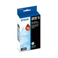 Epson T312XL520 Claria Photo HD Ink Cartridge - High Capacity - Light Cyan-Superior photo quality