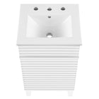 Modway Render 18" Bathroom Vanity Cabinet - White-9