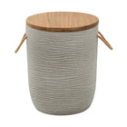Zuo Biban Side Table - Natural/Grey-3 year limited warranty