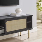 Modway Cambria 47" TV Stand - Black-Particleboard Construction