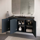 Modway Bryn 48" Wall-Mount Bathroom Vanity - Grey/Black-Wall-Mount Design