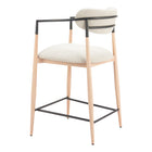 Zuo Equinox Counter Stool - Oyster Grey/Natural-7