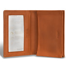 Champs Denim Leather Cardholder - Tan/Blue-Holds multiple cards