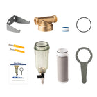iSpring WSP-50SL Spin Down Reusable Sediment Water Filter with Siliphos-Flushable and reusable takes the considerable workload off finer filters that follow behind it, helps create a multi-layer gradient filtration system for better filtration results and extend filter life. WSP series can be used for waste water treatment by spin down the sediment