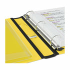 Staples Better Binder - 1" - Yellow-Framed clear window makes these ideal for use as presentation binders