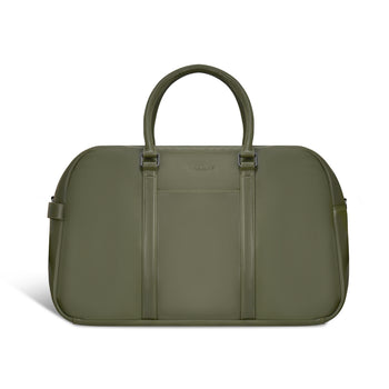 Champs Onyx Leather Duffle Bag - Khaki | staples.ca