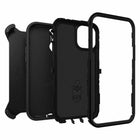 Otterbox Defender for iPhone 12/12 Pro - Black-Raised edge screen bumpers protect your touchscreen