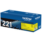 Brother TN221Y Yellow Toner Cartridge-Yields up to 1400 pages