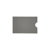 LUX Credit Card Sleeves - 2-3/8" x 3-1/2" - Smoke - 500 Pack-Perfect for holding gift cards, hotel key cards, business cards, college I.D. cards and so much more