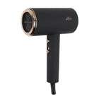 Aria Compact Luxe Hair Dryer - Black-Smooth and Frizz Free Results: Delivers controlled airflow and balanced heat to reduce frizz and promote a smooth, shiny finish for all hair types