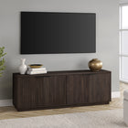 Hudson&Canal Mansfield TV Stand for TV's up to 78" - Alder Brown-Features easy assembly