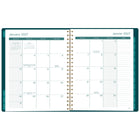 Mead 2027 Large Weekly/ Monthly Planner - 11-¼" H x 9" W - Linear Geo - Bilingual-Durable poly cover