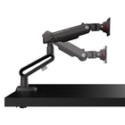 Kanto Heavy-Duty Gaming Desktop Monitor Mount with RGB Lighting for 32" - 60" Monitors-Supports monitors weighing 8 lb (3.6 kg) to 44 lb (20 kg)