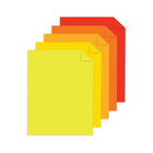 Astrobrights Colour Paper - 8.5" x 11" - Solar Sparks - 100 Pack -100 sheets