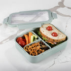General Supply Goods + Co Plastic Lunch Box with Removable Tray - Sage-BPA free
