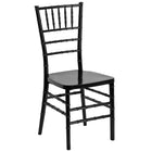 Flash Furniture HERCULES PREMIUM Series Black Resin Stacking Chiavari Chair-1000 lb. Weight Capacity