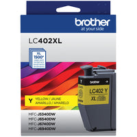 Brother Genuine LC402 INKvestment Tank Ink Cartridge - High Yield - Yellow-Yields up to 1500 pages per high-yield cartridge