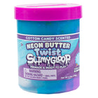 Slimygloop Neon Butter Twist Slime - Cotton Candy-This pre-made slime features a mesmerizing swirl of neon purple and blue — it’s as fun to look at as it is to squish!